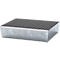 Opvangbak ASECOS, staal, met rooster, 60 ltr. inhoud, B 635 x D 785 x H 178 mm, gegalvaniseerd