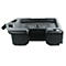 Opvangbak CEMO, polyethyleen, afsluitbaar, met klotsrand, 58 l volume, L 920 x B 600 x H 250 mm
