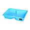 Opvangbak KWP-P 40 - PE - voor pallets - 40 liter - L 800 x B 400 x H 170 mm - blauw