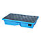Opvangbak KWP-P 60 - PE - voor pallets - 60 liter - L 1000 x B 600 x H 200 mm - blauw