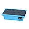 Opvangbak PE - voor pallets - 20 liter - L 600 x B 400 x H 170 mm - blauw
