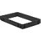 Opzetframe EFR 6070 voor Euronorm bak, ESD-geleidend, 600 x 400 x 75 mm