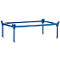 Opzetframe, voor palletframe, staal, tot 1200 kg, blauw, H 370/652 mm