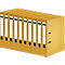 Ordner - A4 - rugbreedte 50 mm - geel - 10 stuks - ons merk Schäfer Shop Select