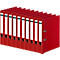 Ordner - A4 - rugbreedte 50 mm - rood - 10 stuks - ons merk Schäfer Shop Select