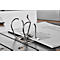 Ordner - A4 - rugbreedte 80 mm - grijs - 10 stuks - ons merk Schäfer Shop Select
