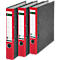 Ordner LEITZ® 1050, DIN A4, Rückenbreite 52 mm, Griffloch, geklebtes Rückenschild, Hartpappe, 1 Stück, rot