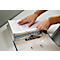 Ordner LEITZ® 1080, DIN A4, Rückenbreite 80 mm, Griffloch, geklebtes Rückenschild, klimaneutral, Hartpappe, 20 Stück, blau