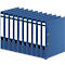 Ordner Schäfer Shop Select, DIN A4, Rückenbreite 50 mm, Griffloch, auswechselbares Rückenschild, Polypropylen, 10 Stück, blau