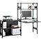 ORDO Home Regalkombination, Grund- und Anbauregal, 6 Fachböden, multifunktional, mobil, B 2070 x T 435 x H 1750 mm, tiefschwarz matt RAL 9005