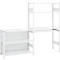 ORDO Home Regalkombination, Grund- und Anbauregal, 6 Fachböden, multifunktional, mobil, B 2070 x T 435 x H 1750 mm, verkehrsweiß RAL 9016