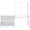 ORDO Home Regalkombination, Grund- und Anbauregal, 6 Fachböden, multifunktional, mobil, B 2070 x T 435 x H 1750 mm, verkehrsweiß RAL 9016