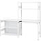 ORDO Home Regalkombination, Grund- und Anbauregal, 6 Fachböden, multifunktional, mobil, B 2070 x T 435 x H 1750 mm, verkehrsweiß RAL 9016