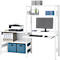 ORDO Home Regalkombination, Grund- und Anbauregal, 6 Fachböden, multifunktional, mobil, B 2070 x T 435 x H 1750 mm, verkehrsweiß RAL 9016