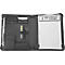 Organisateur Cesena Alassio, format A4, cuir nappa/similicuir, avec porte-bloc, noir