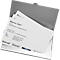 Organisateur Cesena Alassio, format A4, cuir nappa/similicuir, avec porte-bloc, noir