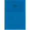 Blue folder with a rectangular window and the inscription ELCO ORDO.