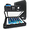 Organiseur tablette ELEGANCE WEDO, format A5, similicuir/nylon, avec bloc-notes, noir