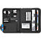 Organiseur tablette ELEGANCE WEDO, format A5, similicuir/nylon, avec bloc-notes, noir