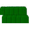 Orgatex insteekhoezen, A6 liggend, groen, 10 st.