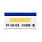 ORGATEX Magnet-Einsteckschilder Color, 35 x 100 mm, blau, 100 St.