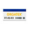 ORGATEX Magnet-Einsteckschilder Color, 48 x 150 mm, blau, 100 St.