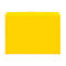 Yellow file folder with open edge against white background.