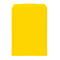 Yellow envelope, rectangular, with folded closure.
