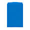 Blue document folder with flap. Rectangular shape.