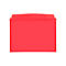 Red document folder with holes at the top.