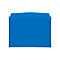 Blue document folder against a white background.