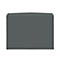 Orgatex Sichttaschen, A5 quer, anthrazit, 10 St.