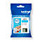 Blue and white Brother LC421 Cyan ink cartridge. Printed product names and logos.