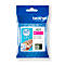 Brother LC421 magenta ink cartridge. Package with texts like "Original", "A4", "200" and product names.