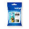 A black ink cartridge from Brother. The packaging shows product names, the Brother logo, and a guitar illustration.