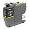 Yellow Brother LC421 Y ink cartridge, grey casing, with "PUSH" printed on it.