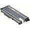 Grey Brother toner cartridge, shown in detail. "Brother" is written on the cartridge.