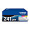 Blue box for Brother printer cartridges. Inscription: 241 CMY, TN241CMY.