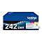 Original Brother Toner TN-242 CMY, Multipack, cyan, magenta, gelb