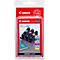 Canon ink cartridge pack, red, with three cartridges in black, blue and yellow.