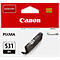 Original Canon Tintenpatrone CLI-531 BK (6118C001), bis zu 515 Seiten, Einzelpack, schwarz