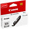 Original Canon Tintenpatrone CLI-531 GY (6122C001), bis zu 515 Seiten, Einzelpack, grau