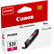 Original Canon Tintenpatrone CLI-531 M (6120C001), bis zu 515 Seiten, Einzelpack, magenta