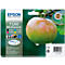 Epson printer ink multipack with an apple against a green background.