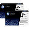 Two black HP LaserJet toner cartridges. Both show the HP logo, the number 80A, and text in multiple languages.