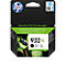 Black HP ink cartridge. The text "932XL" is displayed with text in English, German, Dutch, and Russian. On a green background, with a blue HP logo.