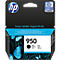 HP 950 black ink cartridge, with the black circle representing the ink.