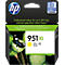 HP yellow ink cartridge. Text: 951XL, Yellow, Amarillo, Amarelo.