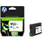 HP 953XL cyan ink cartridge, next to the packaging with butterfly motif and text.