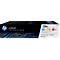 Original HP Toner 126A CMY, Multipack, cyan, magenta, gelb